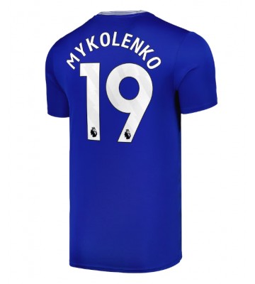 Everton Vitaliy Mykolenko #19 Primera Equipación 2024-25 Manga Corta